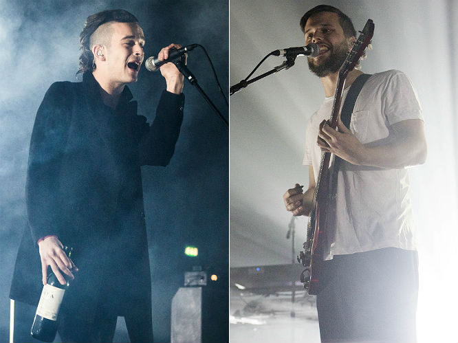 SUNDAY: The 1975 (Pyramid - 2.45pm - 3.35pm) vs White Lies (Other Stage - 2.40pm - 3.30pm) 
